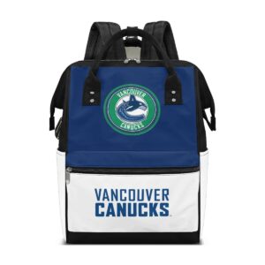 Vancouver Canucks Team Logo School Backpack