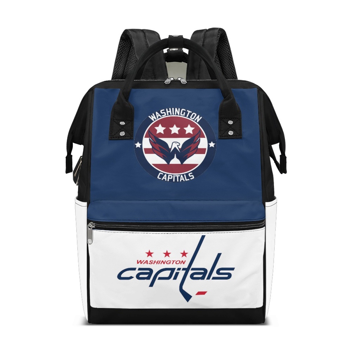 Washington Capitals Team Logo School Backpack 1 Washington Capitals Team Logo School Backpack