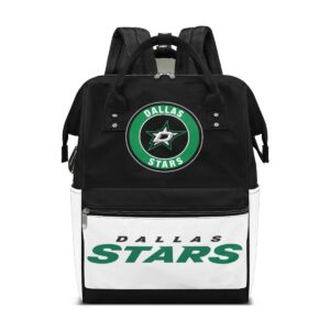 Dallas Stars Team Logo School Backpack