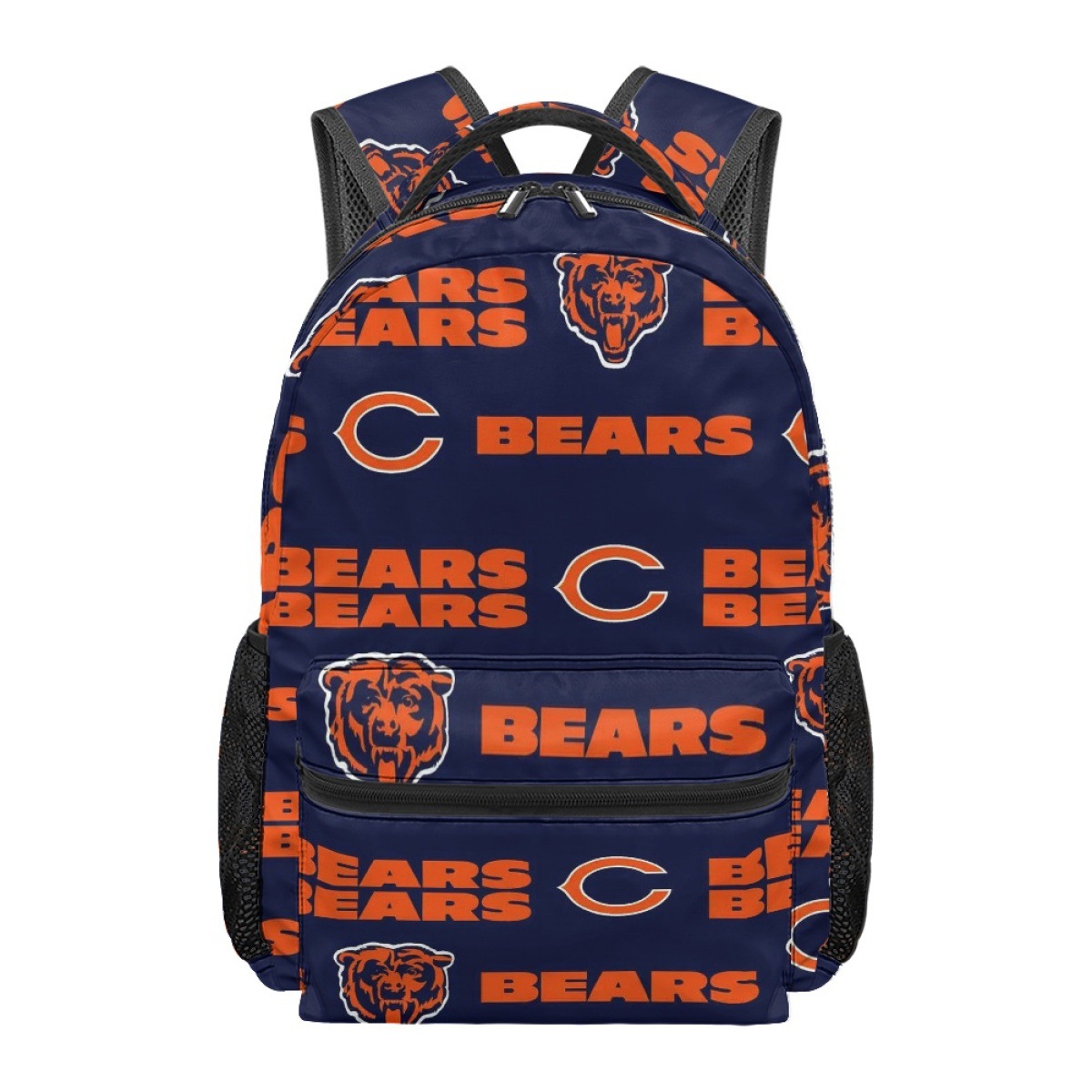 Chicago Bears Navy Orange School Backpack 1 Chicago Bears Navy Orange School Backpack