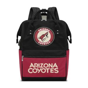 Arizona Coyotes Team Logo School Backpack
