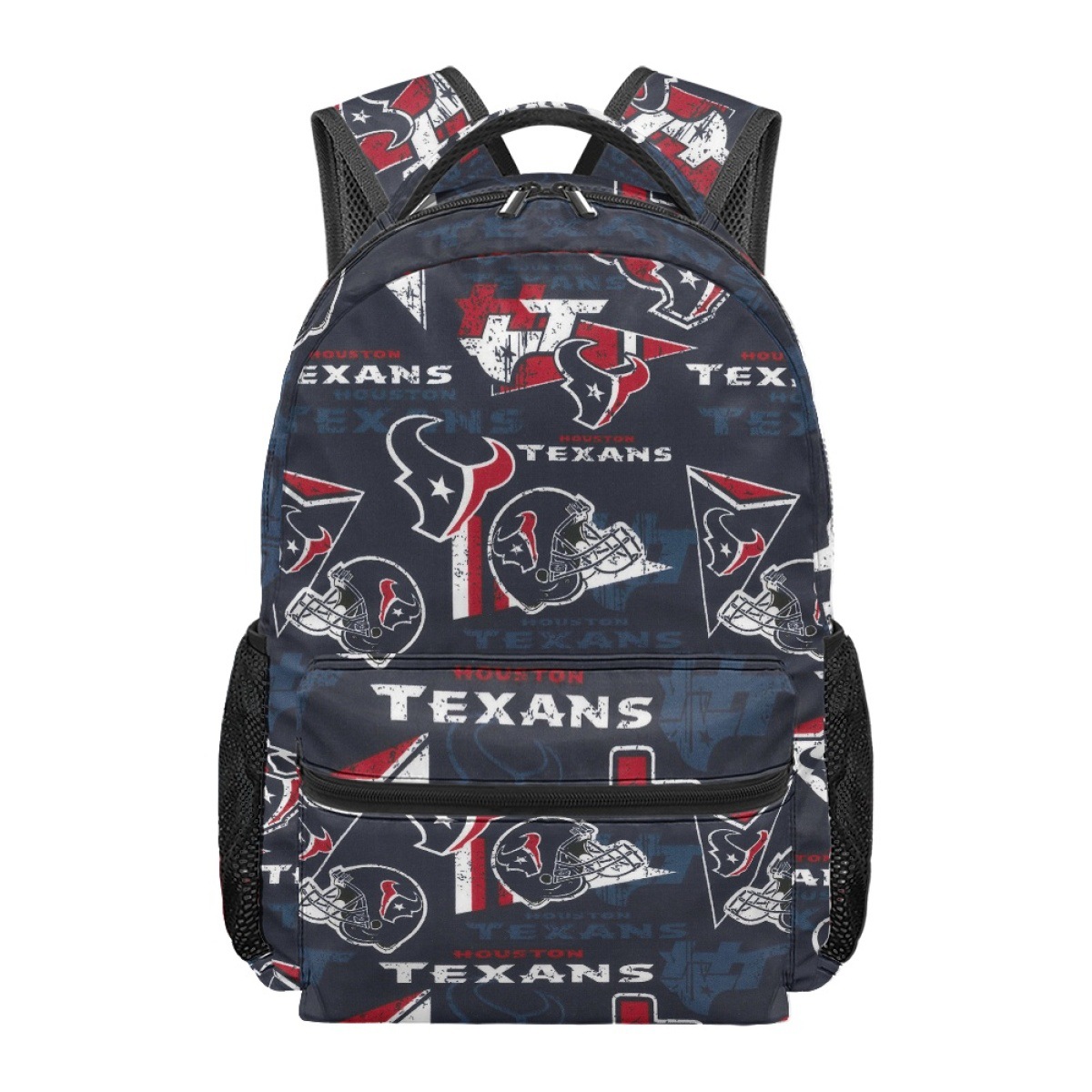 Houston Texans Navy Red School Backpack 1 Houston Texans Navy Red School Backpack