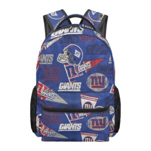 New York Giants Royal Blue School Backpack