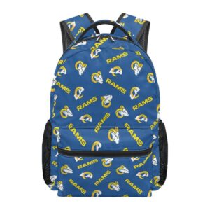 Los Angeles Rams Blue Gold School Backpack