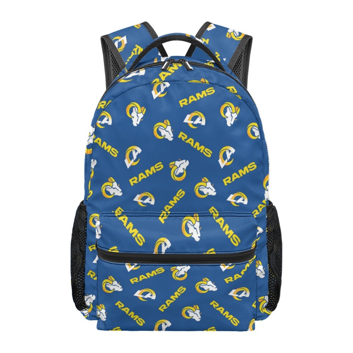 Los Angeles Rams Blue Gold School Backpack 1 Los Angeles Rams Blue Gold School Backpack