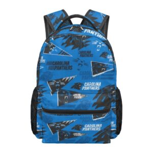Carolina Panthers Blue Black School Backpack