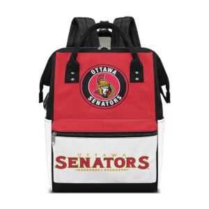 Ottawa Senators Team Logo School Backpack