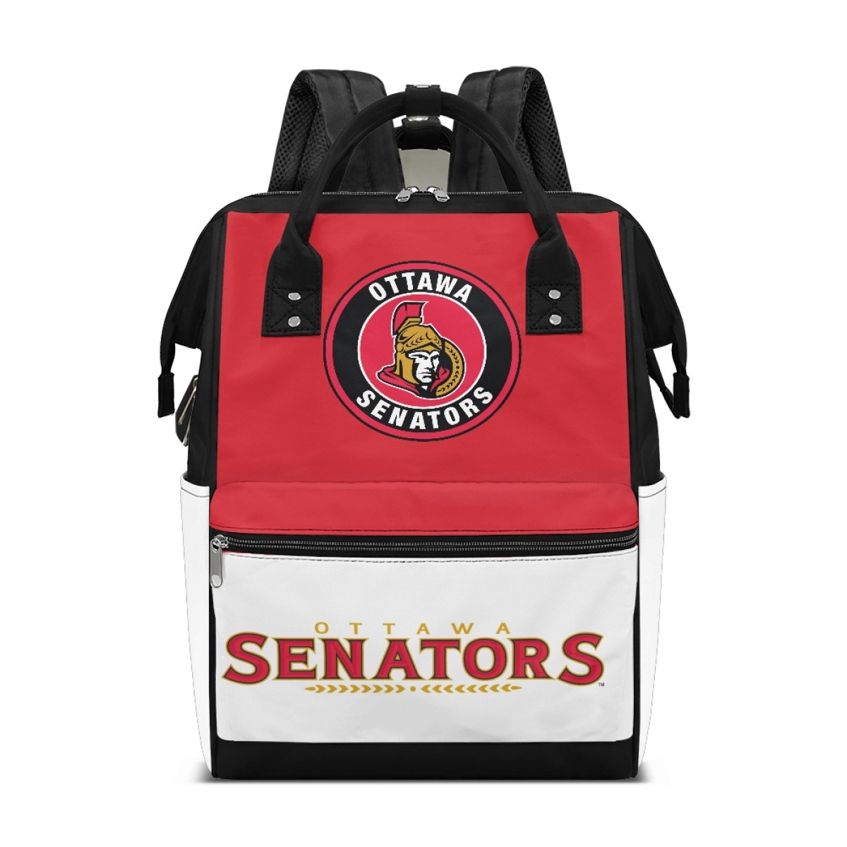 Ottawa Senators Team Logo School Backpack 1 Ottawa Senators Team Logo School Backpack