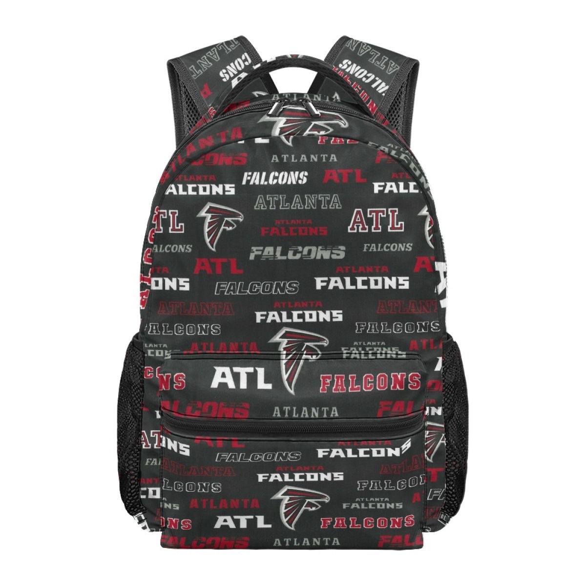Atlanta Falcons Black Red School Backpack 1 Atlanta Falcons Black Red School Backpack
