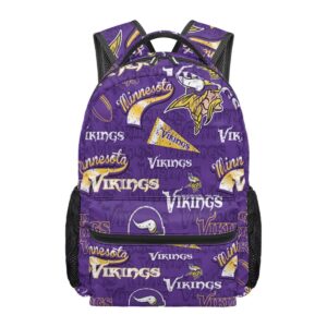Minnesota Vikings Purple Pride School Backpack