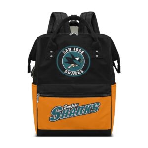 San Jose Sharks Team Logo School Backpack