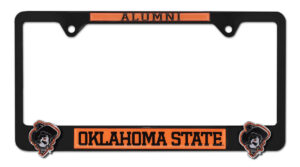 Oklahoma State Alumni Black 2026 License Plate Frame