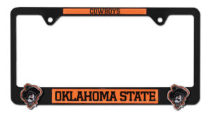 Oklahoma State Cowboys Black 2026 License Plate Frame