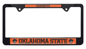 Oklahoma State Cowboys Black 2026 License Plate Frame