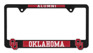 Oklahoma Alumni Black 2026 License Plate Frame