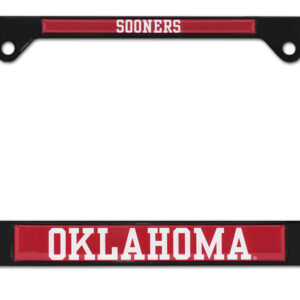 Oklahoma Sooners Black 2026 License Plate Frame