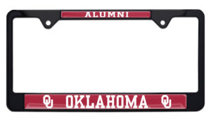University of Oklahoma Alumni Black 2026 License Plate Frame