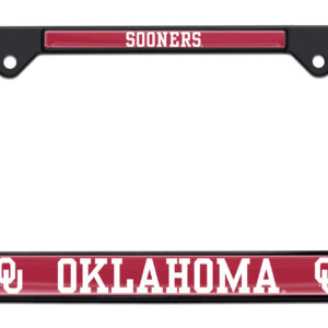 University of Oklahoma Sooners Black 2026 License Plate Frame