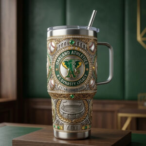 Oakland Athletics Est 1901 Commemorative Tumbler