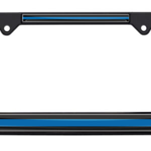 Police Thin Blue Line Black 2026 License Plate Frame