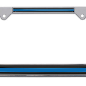 Police Blue Line 2026 License Plate Frame