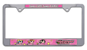 Powerpuff Girls Pink Standard 2026 License Plate Frame