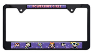 Powerpuff Girls Black 2026 License Plate Frame