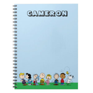 Peanuts Gang Group Lineup Notebook