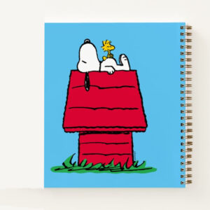 Peanuts Snoopy And Woodstock Doghouse Notebook