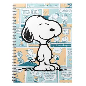 Peanuts Snoopy Comic Pattern Notebook