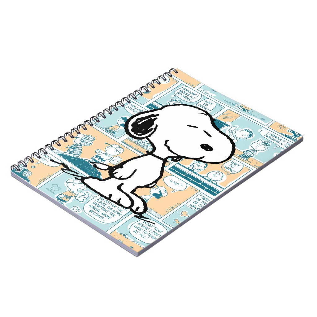 Peanuts Snoopy Comic Pattern Notebook 2 Peanuts Snoopy Comic Pattern Notebook