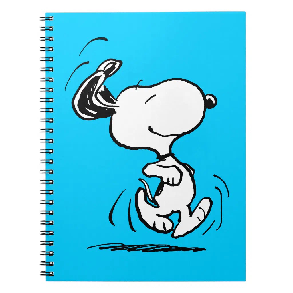 Peanuts Snoopy Happy Dance Notebook 1 Peanuts Snoopy Happy Dance Notebook