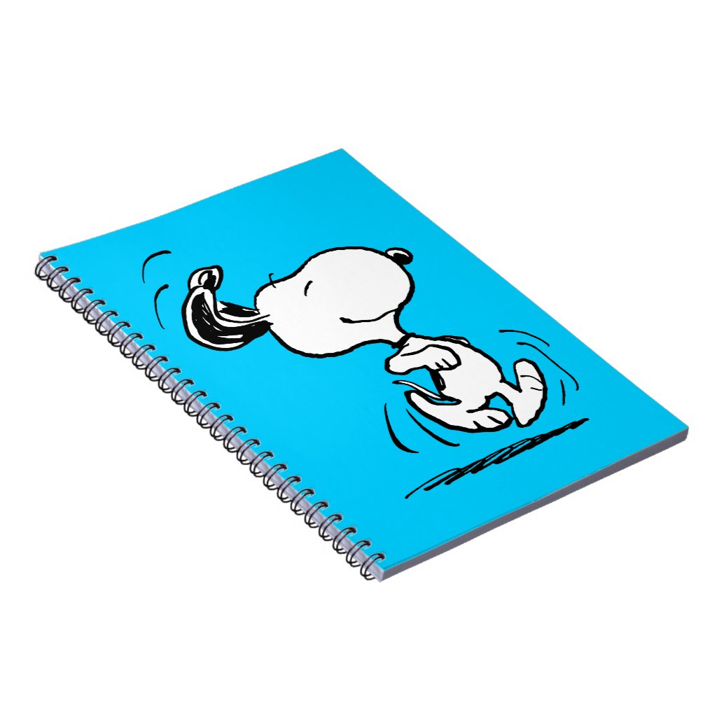 Peanuts Snoopy Happy Dance Notebook 3 Peanuts Snoopy Happy Dance Notebook