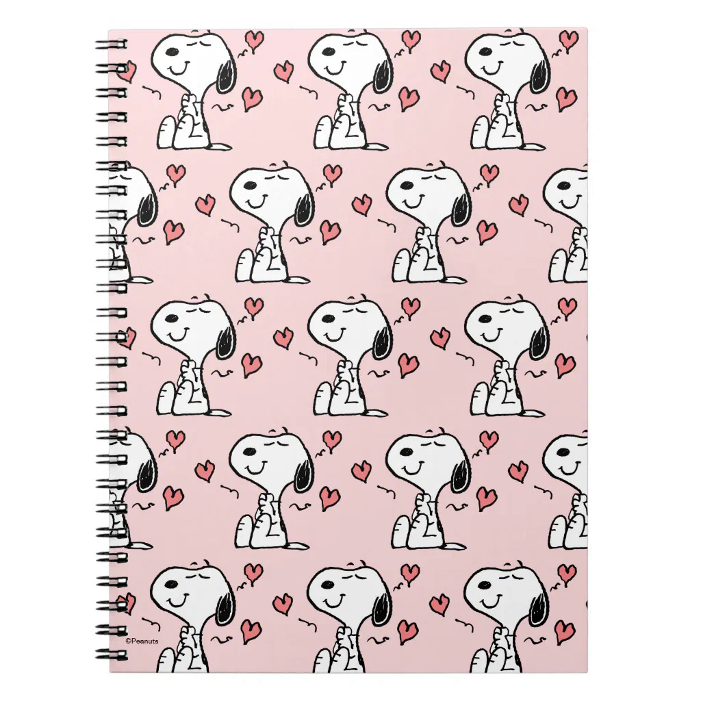 Peanuts Snoopy Hearts Notebook 1 Peanuts Snoopy Hearts Notebook