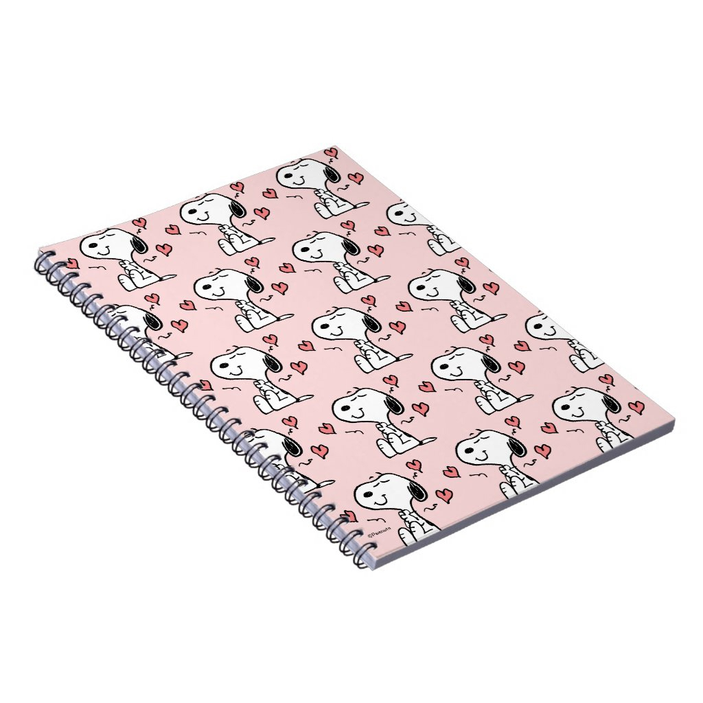 Peanuts Snoopy Hearts Notebook 3 Peanuts Snoopy Hearts Notebook