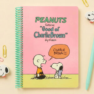 Peanuts Snoopy Pink Back to School 2026 Notebook