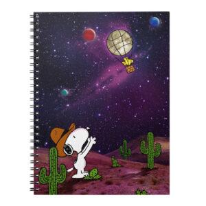 Peanuts Snoopy & Woodstock Cowboy Notebook
