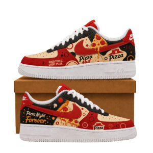 Pizza Hut Good Times Great Pizza Air Force 1 Shoes Sneakers for Food Lovers