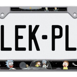 Rick and Morty Space Standard 2026 License Plate Frame