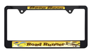 Road Runner Black 2026 License Plate Frame