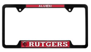 Rutgers Alumni Black 2026 License Plate Frame