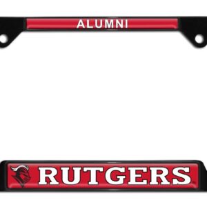 Rutgers Alumni Black 2026 License Plate Frame