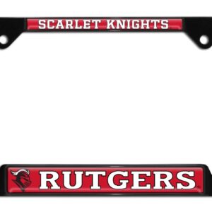 Rutgers Scarlet Knights Black 2026 License Plate Frame