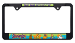 Scooby-Doo Gang Black 2026 License Plate Frame