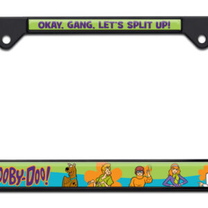 Scooby-Doo Gang Black 2026 License Plate Frame