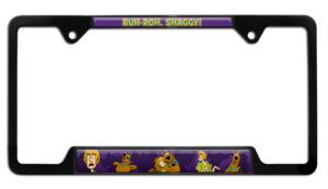 Scooby And Shaggy Black Open Corners 2026 License Plate Frame