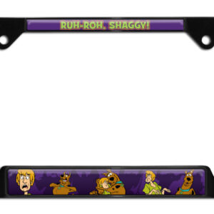 Scooby And Shaggy Black Open Corners 2026 License Plate Frame