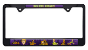 Scooby And Shaggy Black Standard 2026 License Plate Frame
