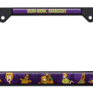 Scooby And Shaggy Black Standard 2026 License Plate Frame