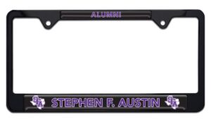 Stephen F. Austin Alumni Black 2026 License Plate Frame